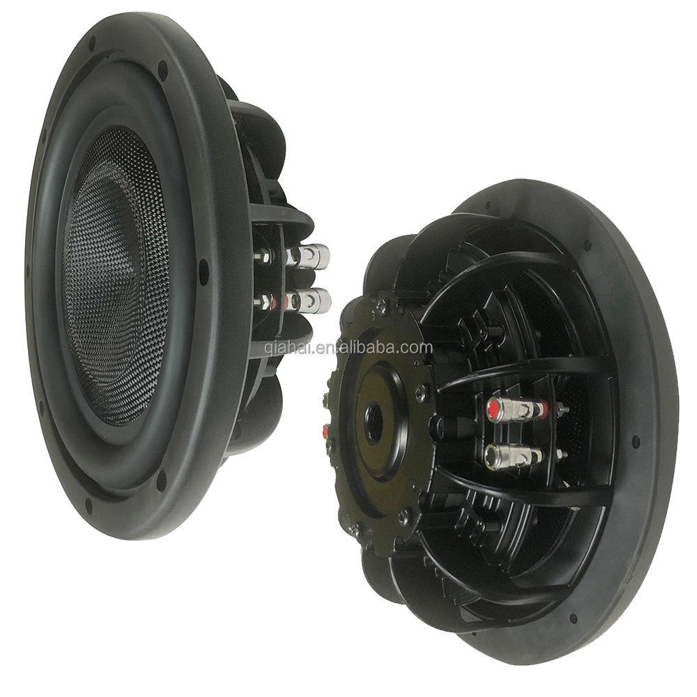 QiaHai audio car subwoofer 10 inch spl subwoofer powered rms 300w 600W car subwoofer speaker HYW-1050-129