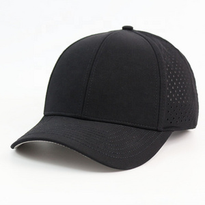 HS40 custom men blank black non-waterproof hats gorras Veracap plain waterproof baseball golf cap for man with logo