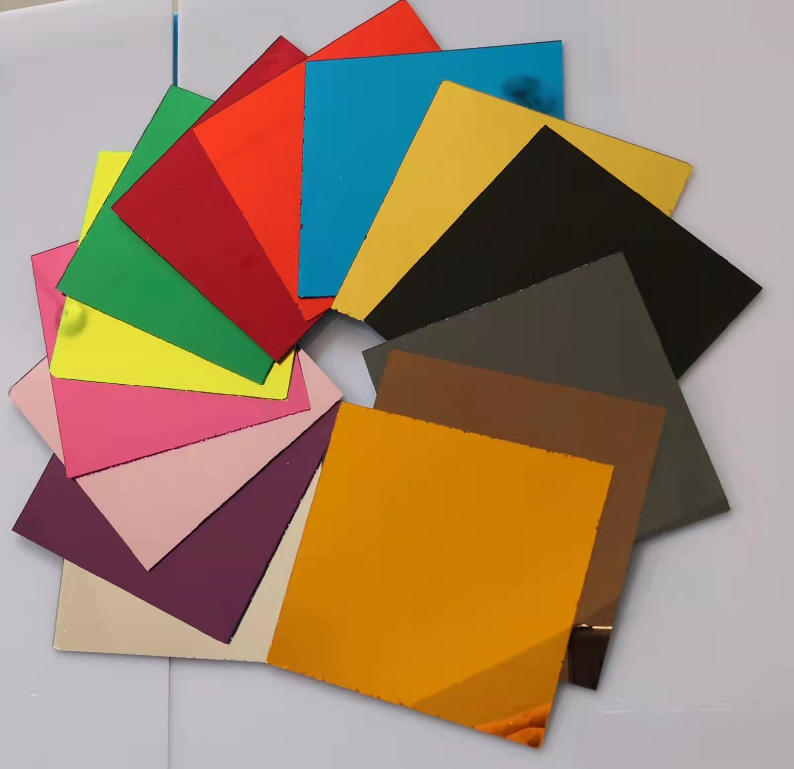 4x8 Mirror Acrylic Sheet 0.8mm 1mm 2mm 3mm Back Coated Adhesive Painted Acrylic Covered by PE Film or Craft Paper