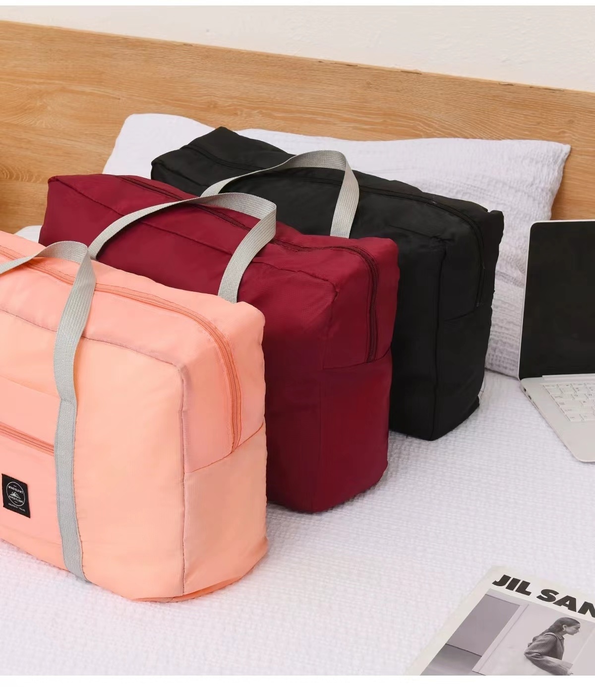 Foldable Travel Bags Nylon Large Capacity Bag Luggage WaterProof Handbags Women Men Travel Storage Clothes Packaging Organizer