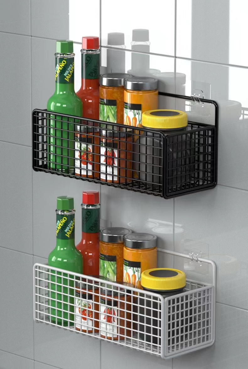 Bathroom Shower Shelf With Hooks Kitchen Organizer Shelves Corner Frame Iron Shower Caddy Storage Rack Shampoo Holder