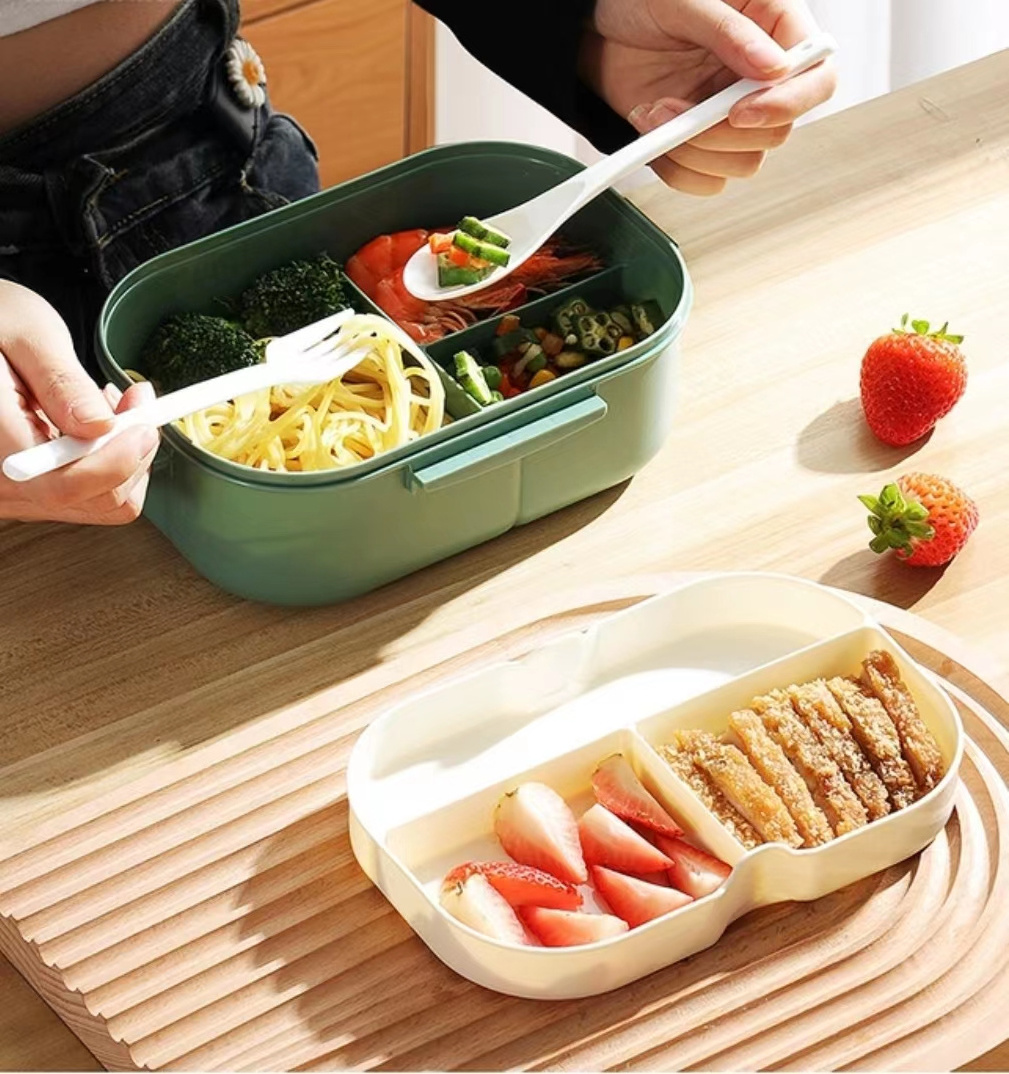 Cute Lunch Box For Kids Compartments Microwave Bento Lunchbox Children Kid School Outdoor Camping Picnic Food Container Portable