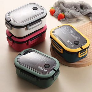 Cute Lunch Box For Kids Compartments Microwave Bento Lunchbox Children Kid School Outdoor Camping Picnic Food Container Portable