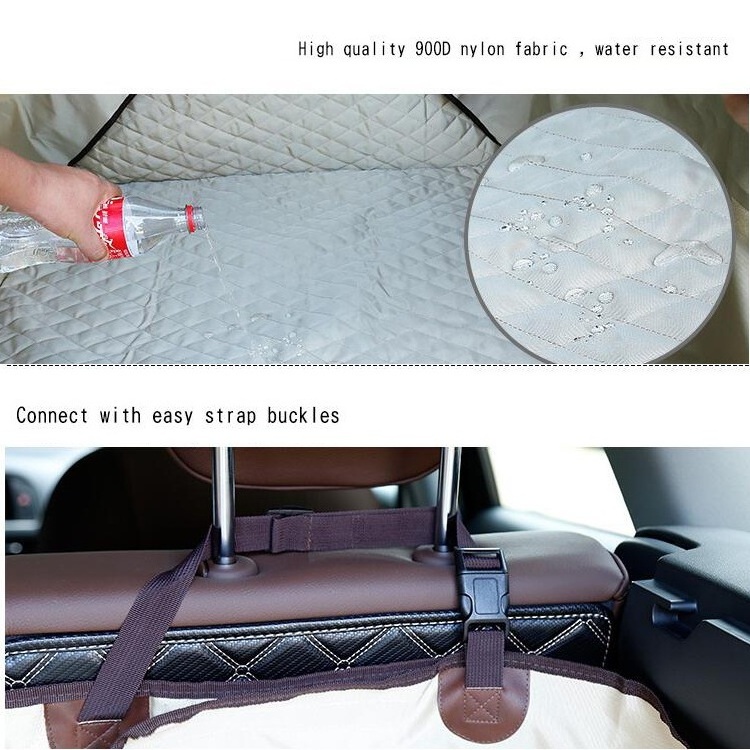 Good Quality Pet Accessories Car Truck Back Seat Cover For Dogs Pet Cover Hammock Protector Dog Mat For Car Seat Waterproof