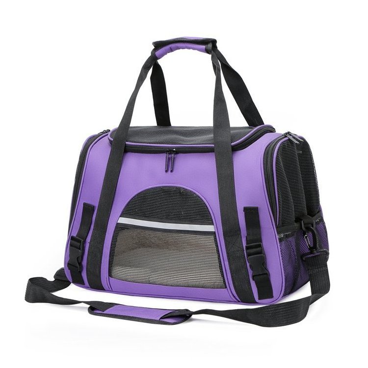 Good Quality Multi-Colors Dog Bags For Walking Mesh Side Window Dog Walking Bag Pet Dog Bag Carrier