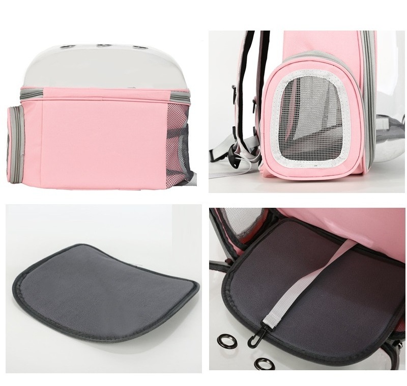 Hot Sale Transparent Pet Travel Backpack Cat Dog Carrier Bag Multi-colors Portable Pet Travel Carrying Bag