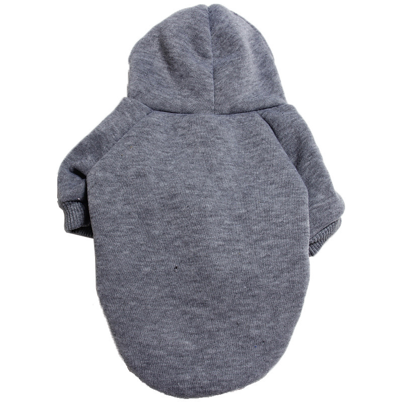 Cheap Price Polyester Blank Fleece Hoodie For Dogs & Cats Soft Polyester Dog Hoodie Plain Sports Dog Hoodies