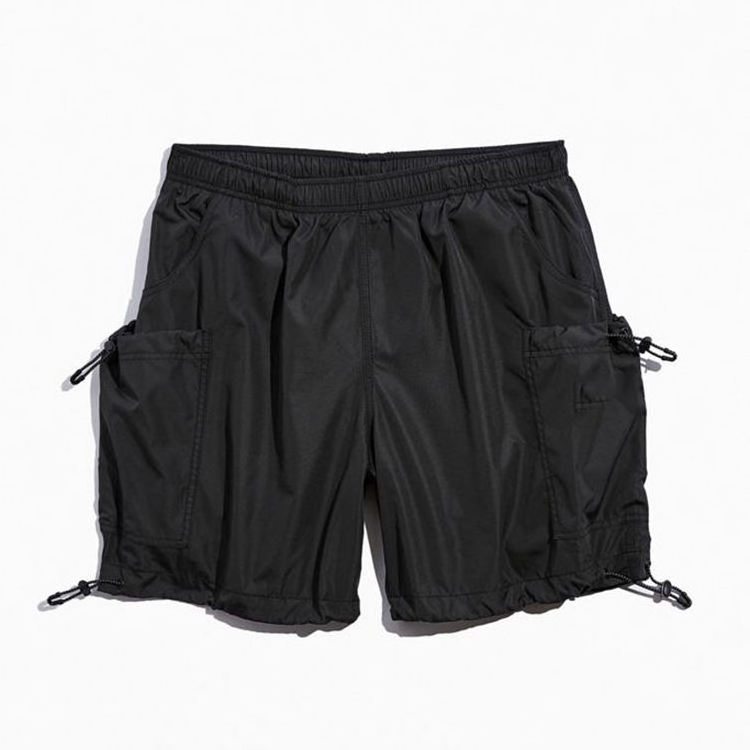 Wholesale Custom LOGO Mens Gym Shorts Summer Casual Elastic Waist Short Pants Nylon Utility Cargo Shorts for Mens