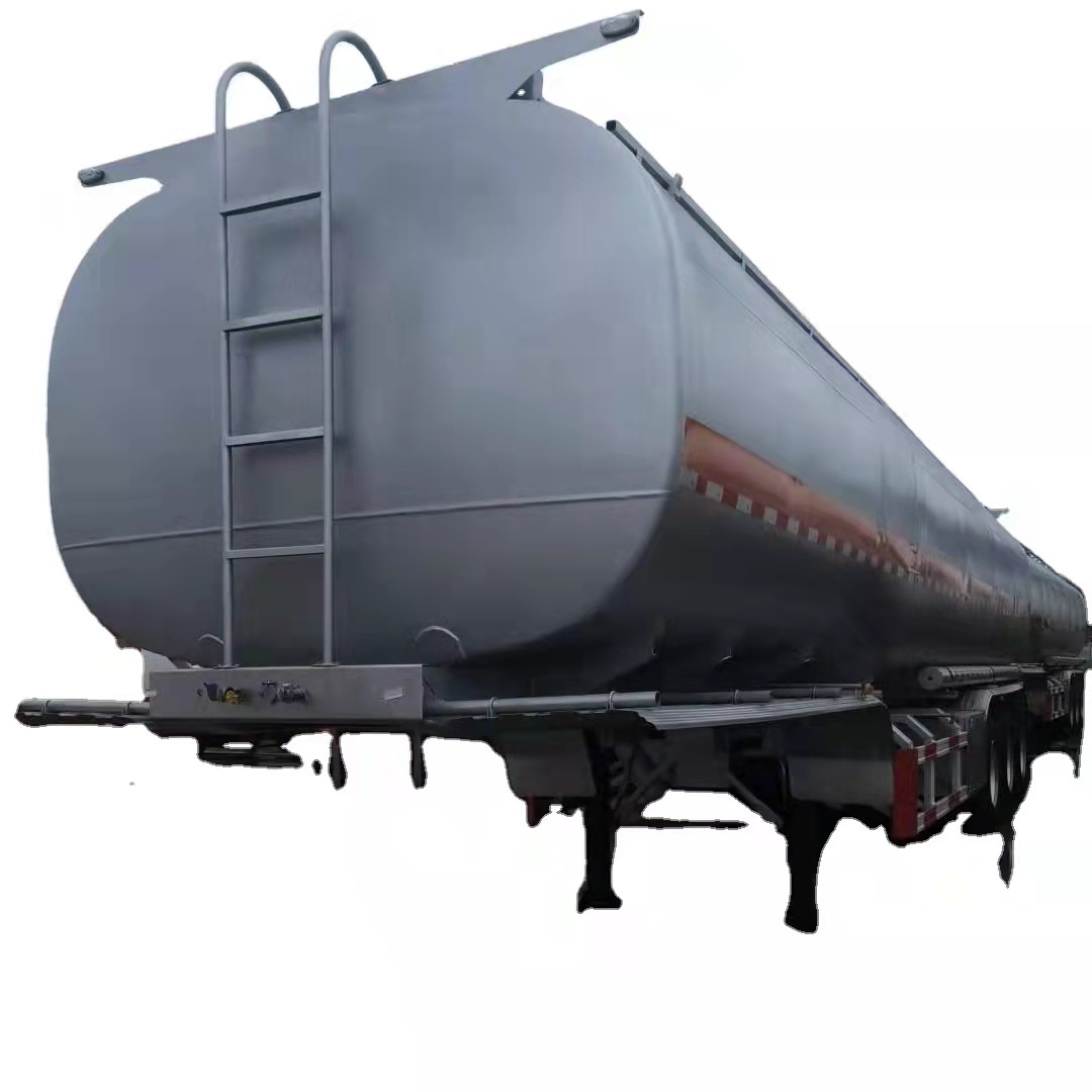 3 Axles Liquid Container Bulk Ships Truck Trailer Tractor Heavy Duty Drum Utility Trailer Oil Fuel Semi Trailer Tanker