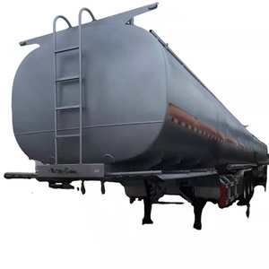 3 Axles Liquid Container Bulk Ships Truck Trailer Tractor Heavy Duty Drum Utility Trailer Oil Fuel Semi Trailer Tanker