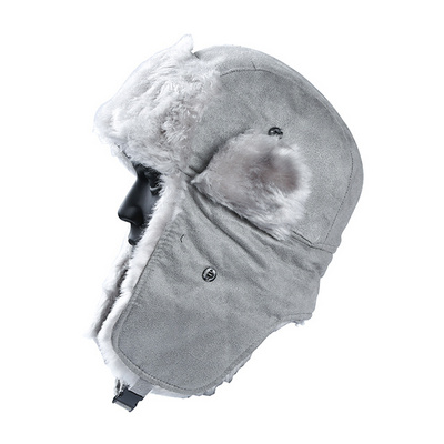 Unisex Leifeng Type Fur Trapper Hat Winter warm hat With Ear Flaps