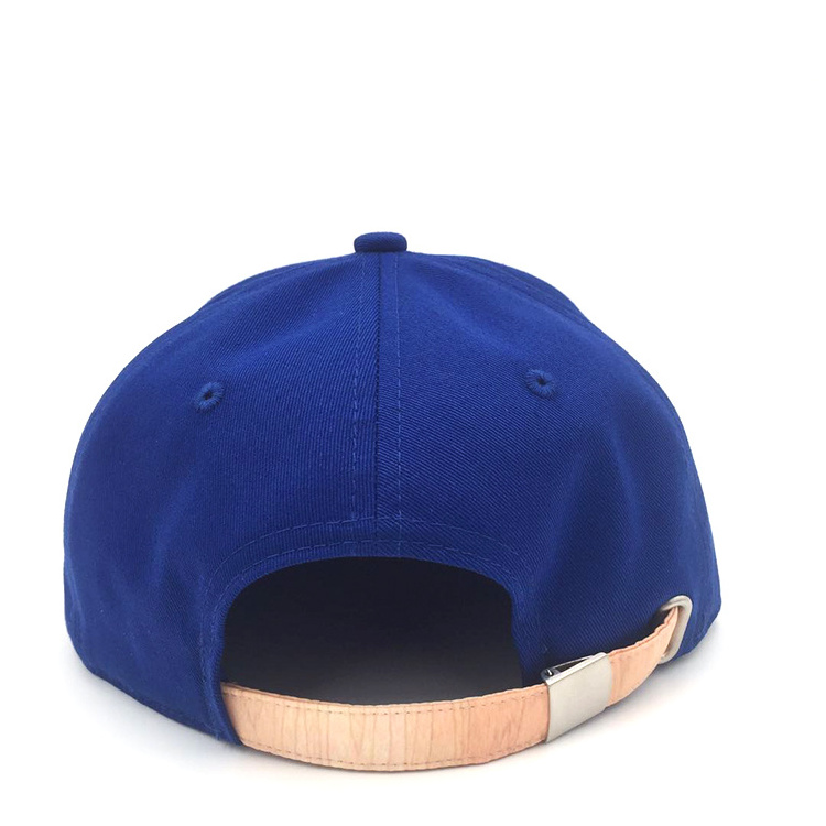 Sublimation Wood Flat Brim Snapback  Hat With Strap Back