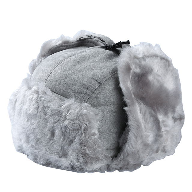 Unisex Leifeng Type Fur Trapper Hat Winter warm hat With Ear Flaps