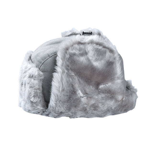 Unisex Leifeng Type Fur Trapper Hat Winter warm hat With Ear Flaps