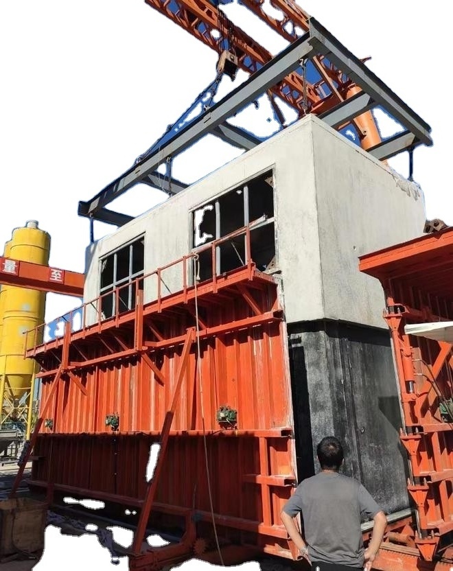 High quality quick concrete houses homes prefab house making machine line