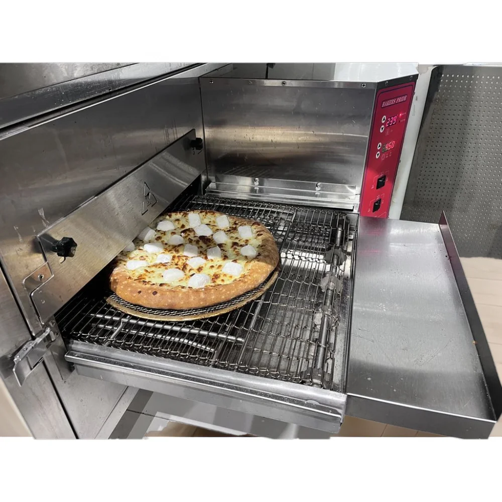 Professional Commercial Baking Oven with Countertop Pizza Oven Conveyor Chain Impinger