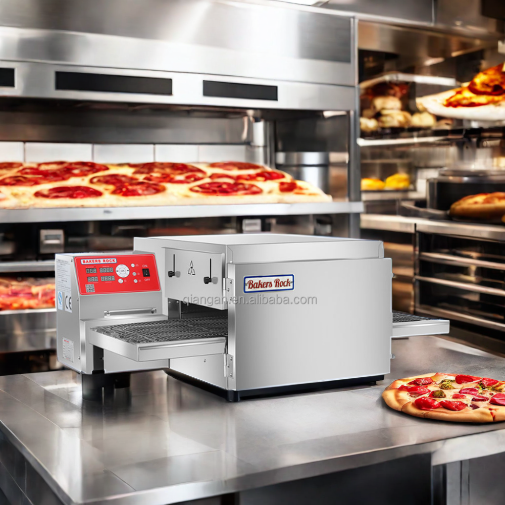 High-Productivity Commercial Electric Countertop Conveyor Pizza Oven for Busy Pizza Restaurants