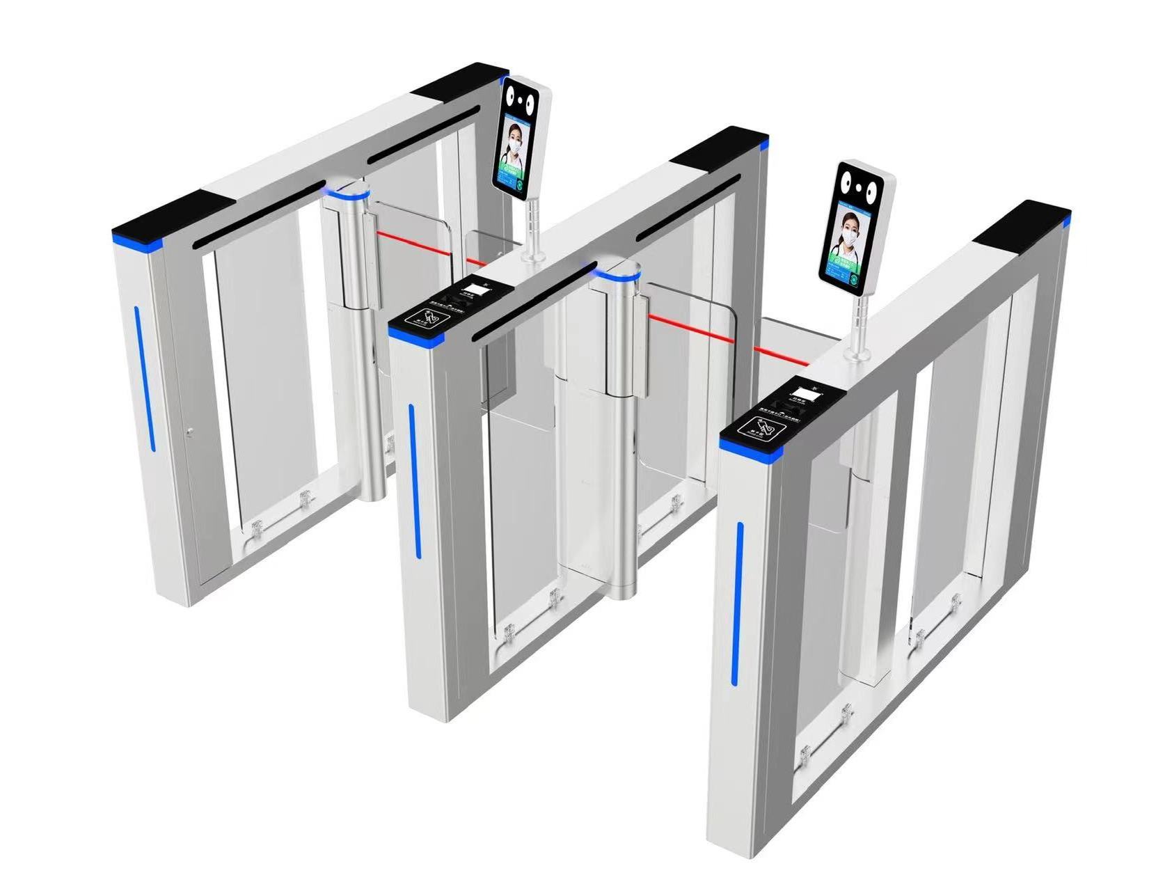 High Security Speed Gate Swing Barrier Access Control Turnstile with RFID Card SystemHigh security swing barrier