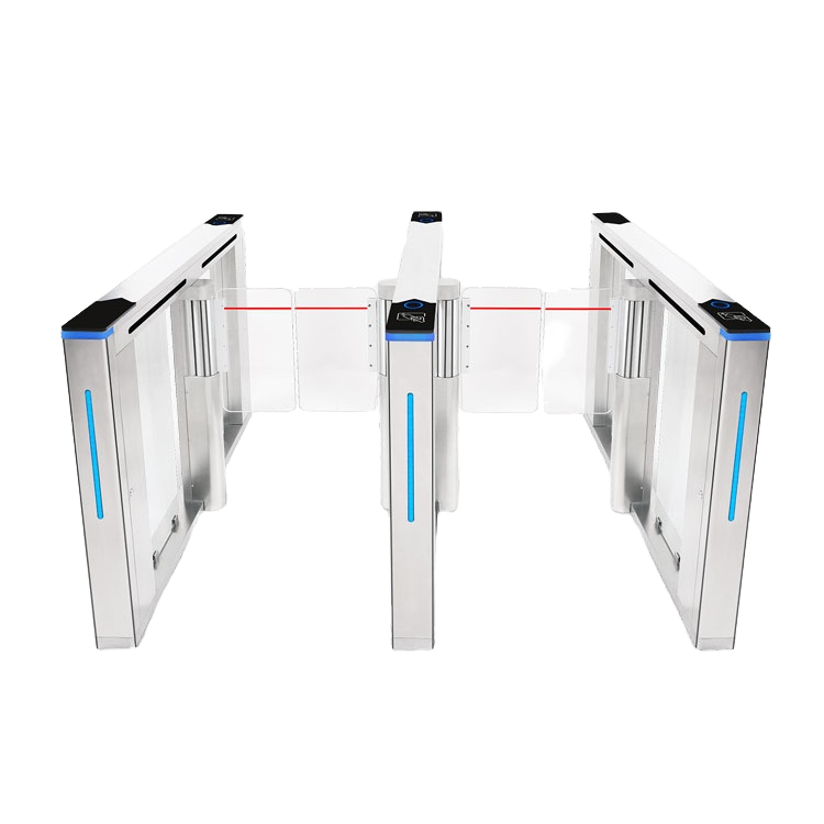 High Security Speed Gate Swing Barrier Access Control Turnstile with RFID Card SystemHigh security swing barrier