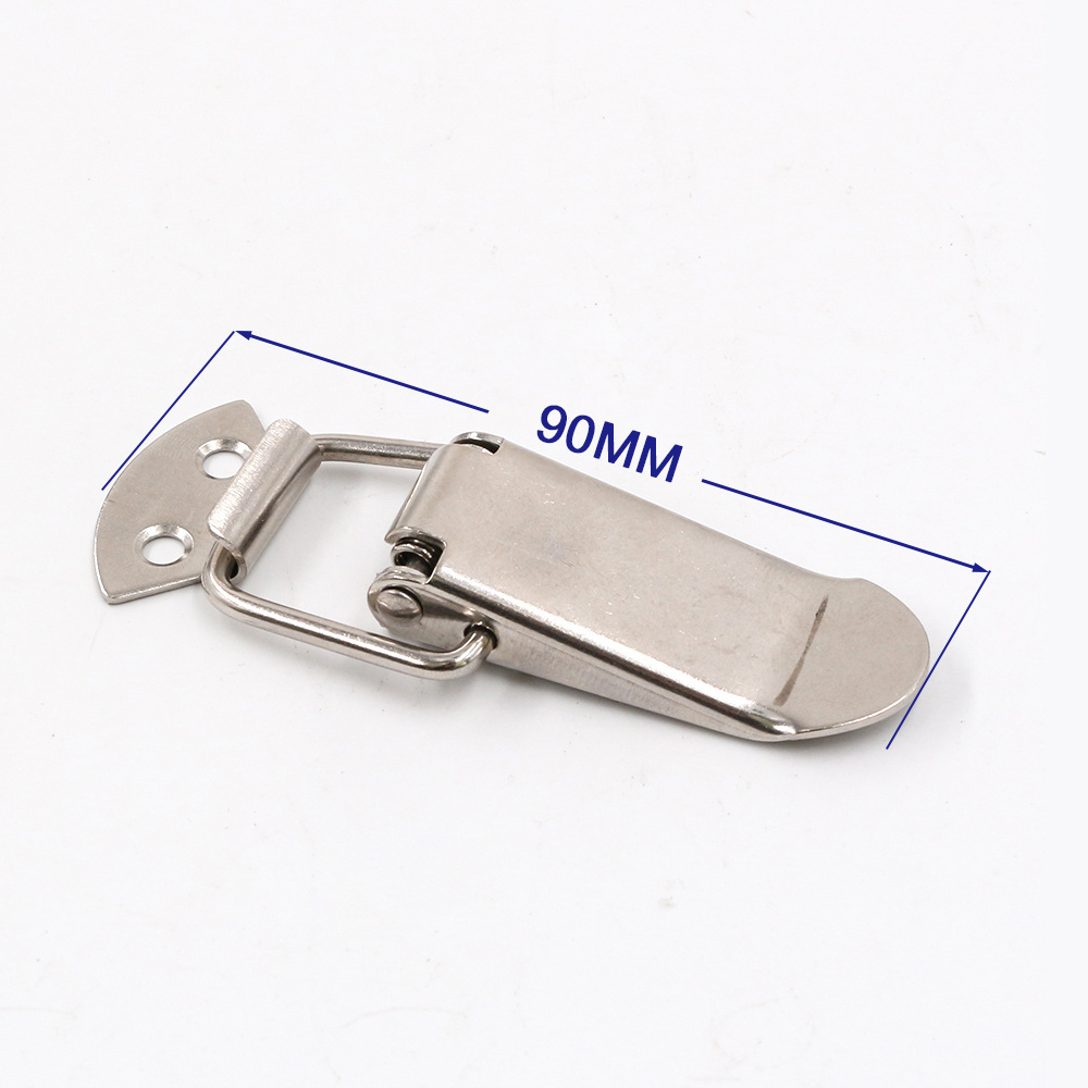 Food grade 90mm SS304 Stainless Steel Hasp Toggle Latch Lock for tool box handle spring latch