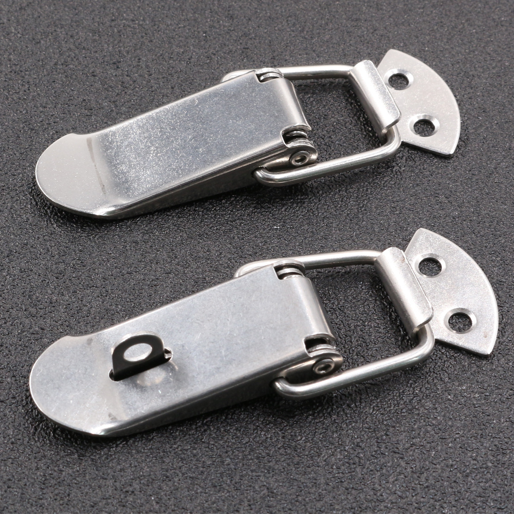 Food grade 90mm SS304 Stainless Steel Hasp Toggle Latch Lock for tool box handle spring latch