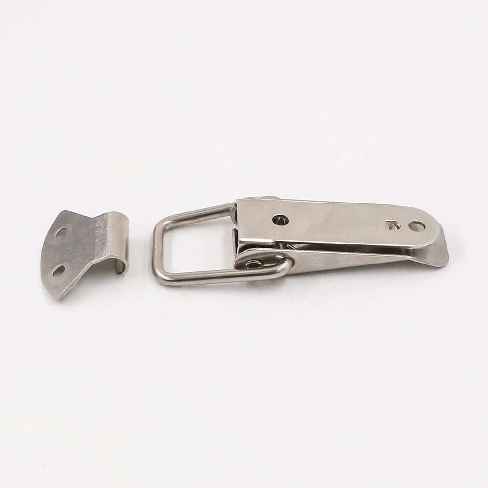 130mm length Spring Loaded Stainless Steel Chest Tool Box Locking Hasp Lock Toggle Latch for  tool box