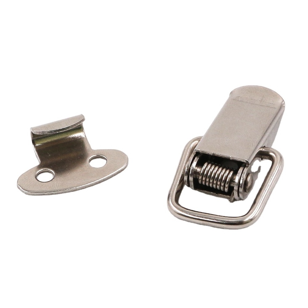 mini Stainless steel toggle latch Locking Hasp Lock  Spring hasp  Lever Clasp Closures Crate Lock