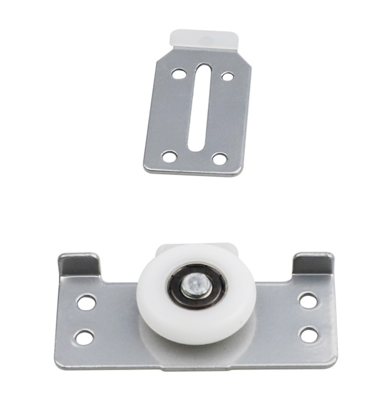 iron and NYLON Door Roller Wheel Fit  Furniture hardware fittings Closet Rollers