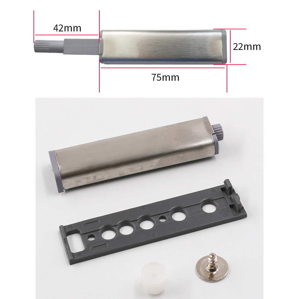 QF3004 push to open damper stainless steel buffer spring magnetic catch push open system Magnetic Push Catch Latch Release