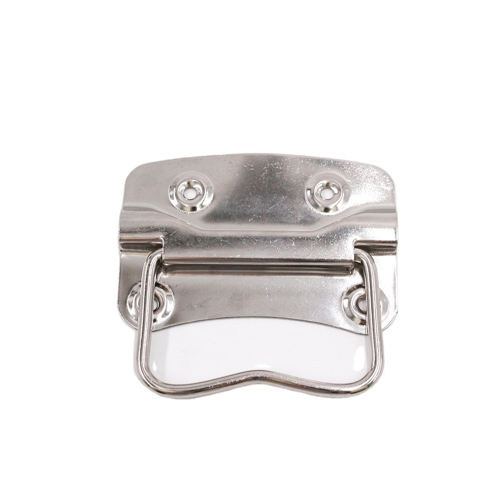 Iron plated nickel Cabinet Handle mechanical side handle Box Pull Replacement Carrying toolbox Handle