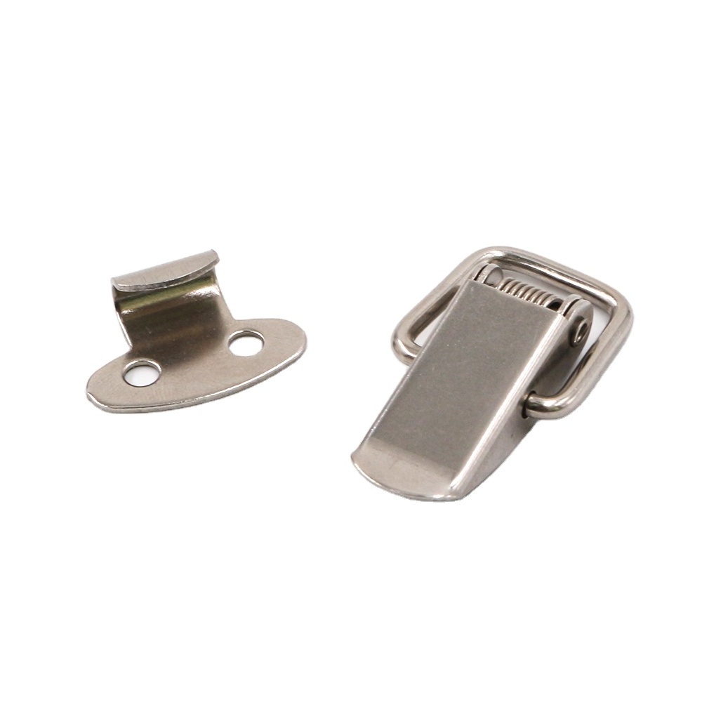 mini Stainless steel toggle latch Locking Hasp Lock  Spring hasp  Lever Clasp Closures Crate Lock