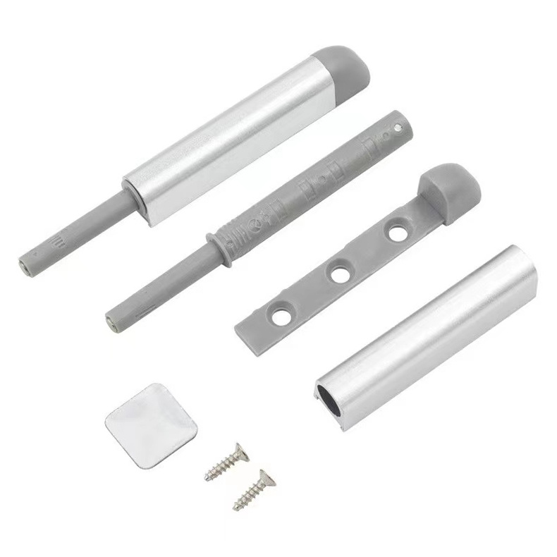 Aluminum Rebound Device Push Release Opener Door Magnets Cabinet Push Open system for Drawers in Closets Cabinets for Wardrobe