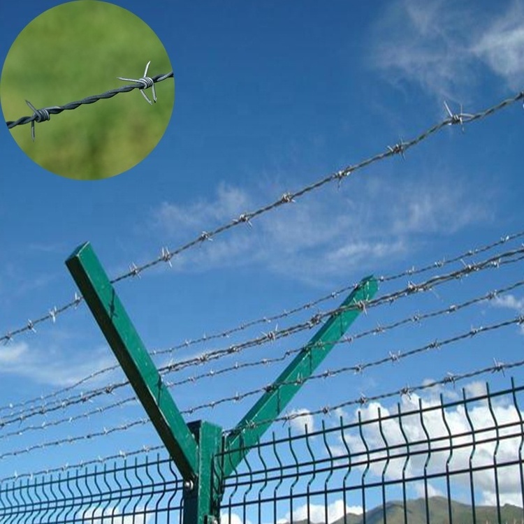 Cheap barbed wire price / barbed wire price per roll / barbed wire in Uganda Rwanda Tanzania