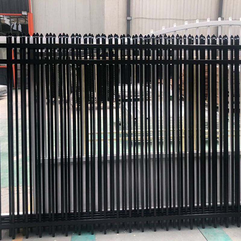 Tubular security garden fencing designs 4ft tubular iron fence philippines black tubular fence