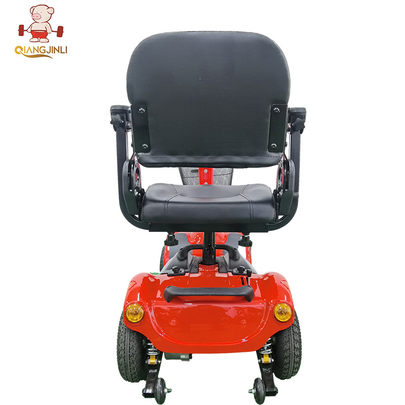 Four wheels electric vehicle handicapped 4 wheel electric motor scooters for adults street legal