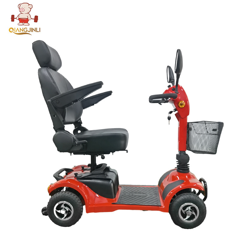 Four wheels electric vehicle handicapped electric mobility 4 wheel electric scooter car for adults