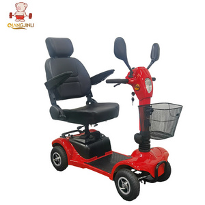 Four wheels electric vehicle handicapped electric mobility 4 wheel electric scooter car for adults