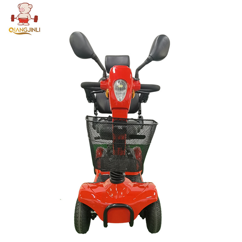 Four wheels electric vehicle handicapped 4 wheel electric motor scooters for adults street legal