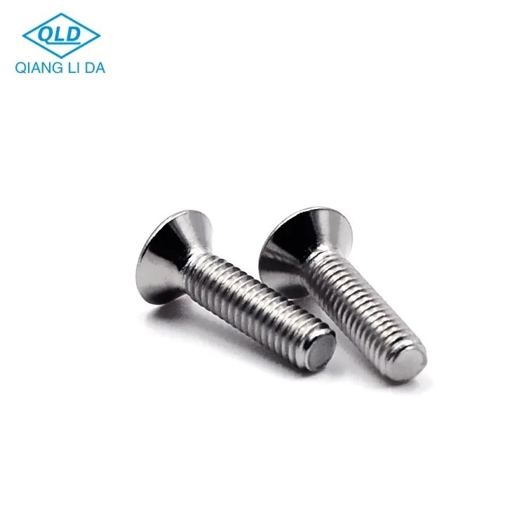 316 304 Stainless Steel DIN7991 Countersunk Hexagon  Socket  Flat Head Hex  Machine  Screws M2 M3 M4 small screw