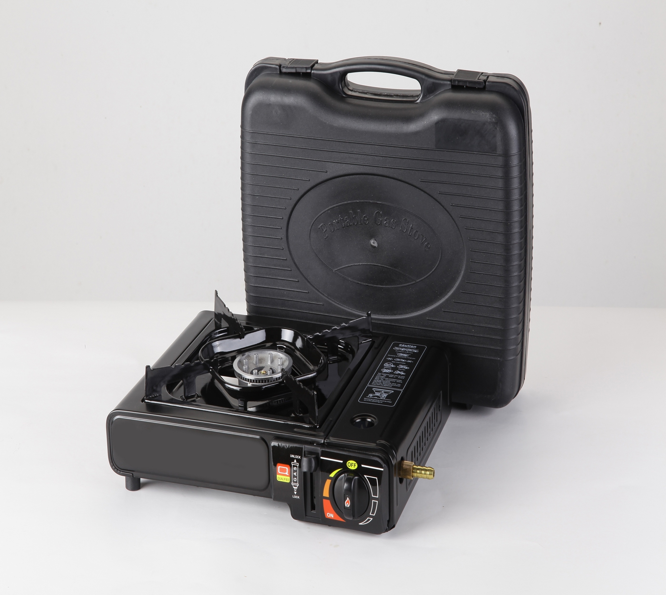 two function portable gas stove,two in one camping stove,butane gas stove