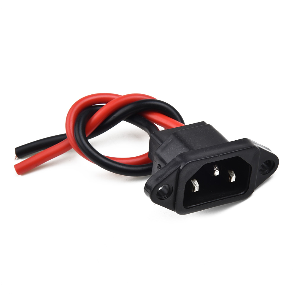 High Quality Electric Scooter Bike Battery Charger Port W/ 3Pin Plug Connector Jack Socket Safe And Durable