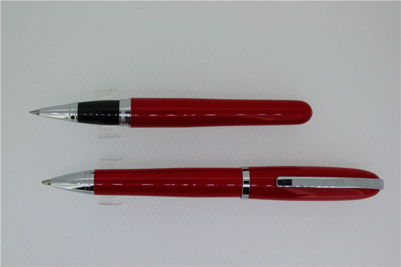 baoer 516 Promotional Executive Gift Good Quality Metal Roller Pen And Ball Pen Set With High End Gift Box