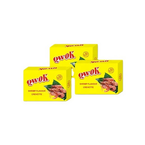 Qwok Seasoning 4g*10*200 Halal Shrimp Fllavour Bouillon Cube Stock Cube