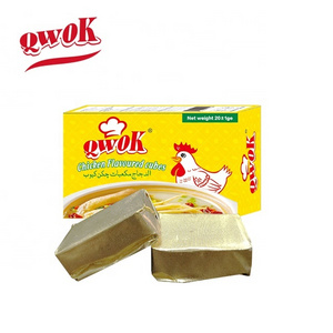 Qwok Mix Seasoning Soft Chicken Flavoured Bouillon Cubes OEM Service