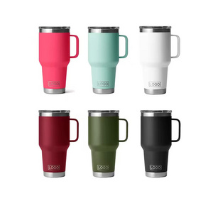 Wholesale Ozark Trail 30oz Trek Stainless Steel Laser Tumbler With Handle 30 oz 30oz Sublimation Cups With Handle