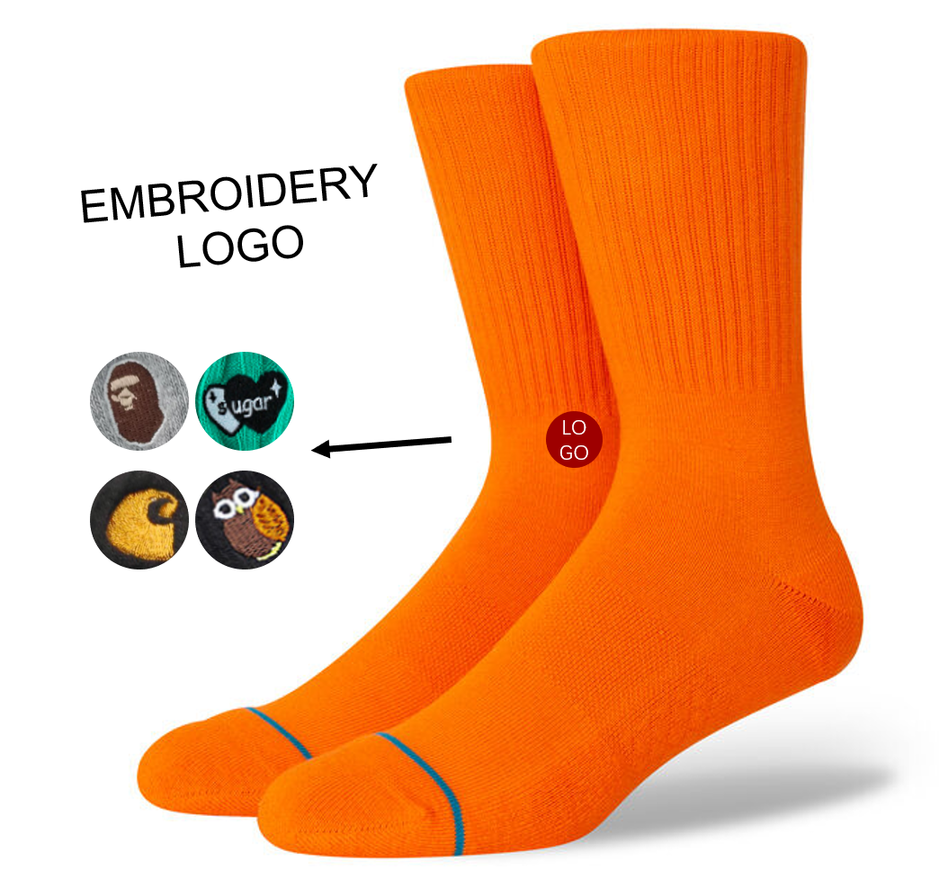 Wholesale custom logo stannce socks thick cotton sport socks stance cooperative factory socks