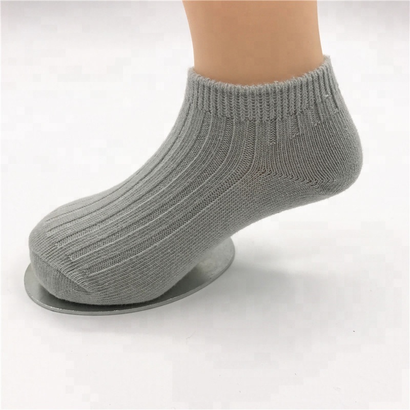 Factory Direct Sale Customized Knitted Breathable Cute Cotton Baby Ankle Kids Socks