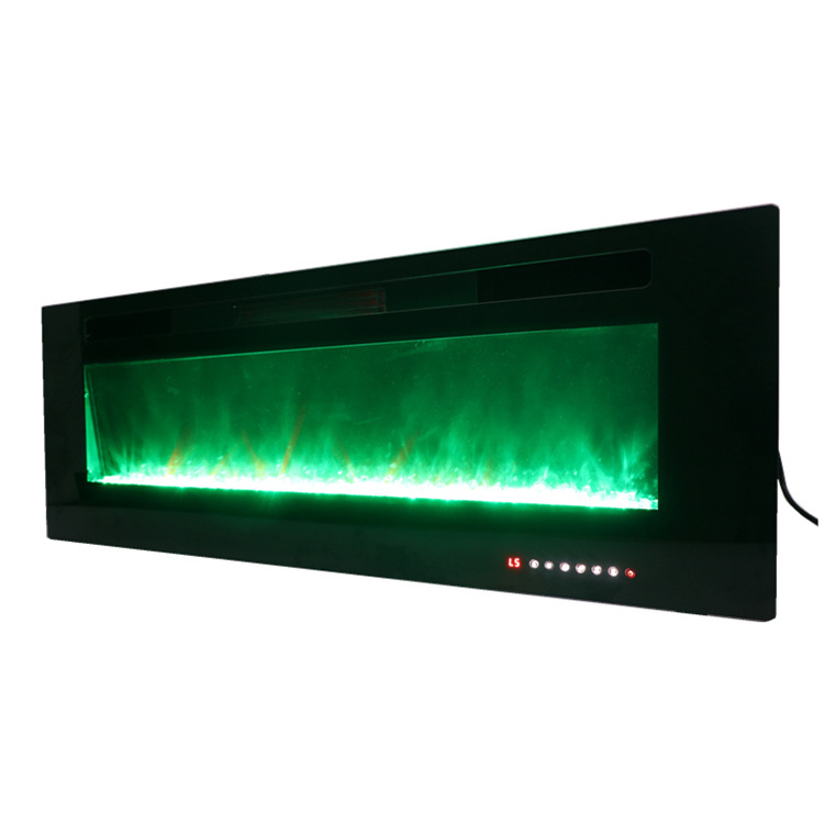 fire place wood mini water vapor built-in black electric led 4d vapor steam mist fireplace wall mounted decorative