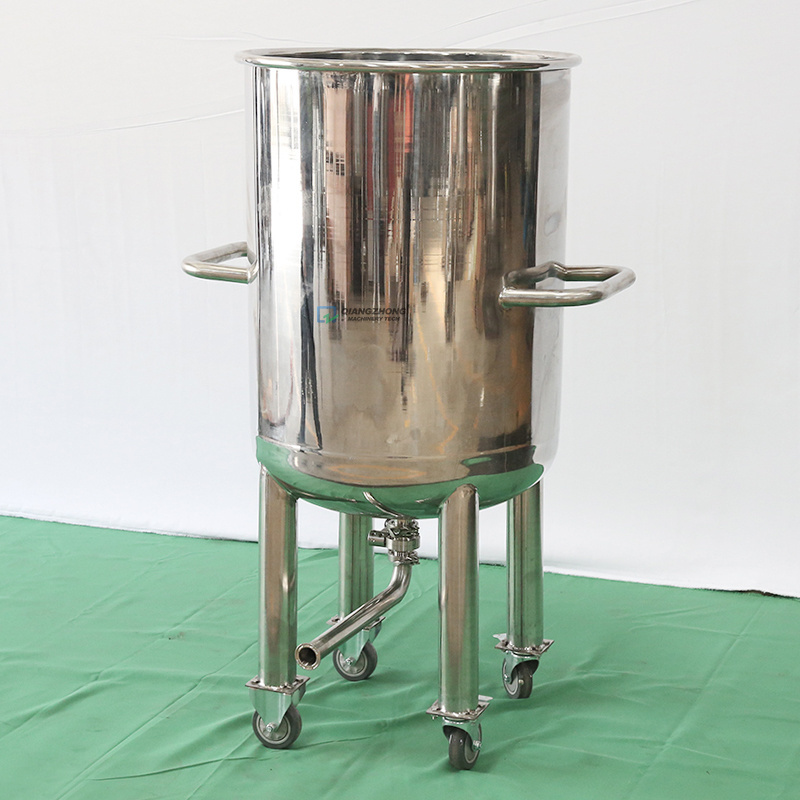 30 40 50 100 200 250 350 500 Gallon Honey Storage Tank Stainless Steel Tank for Sale Pressure Vessel Customized Qiangzhong 100L