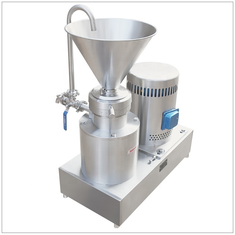 Stainless steel colloid mill for making peanut butter, tomato sauce, and chili sauce